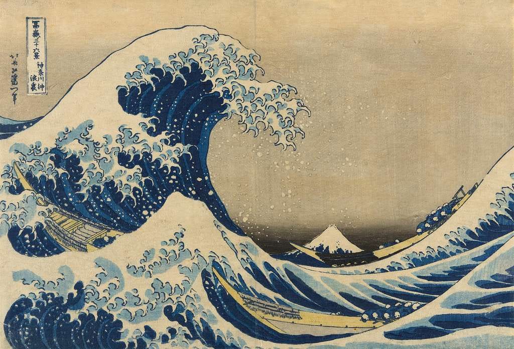 Under the Wave off Kanagawa (Kanagawa oki nami ura), also known as The  Great Wave, from the series "Thirty-Six Views of Mount Fuji (Fugaku  sanjurokkei)" - PICRYL - Public Domain Media Search