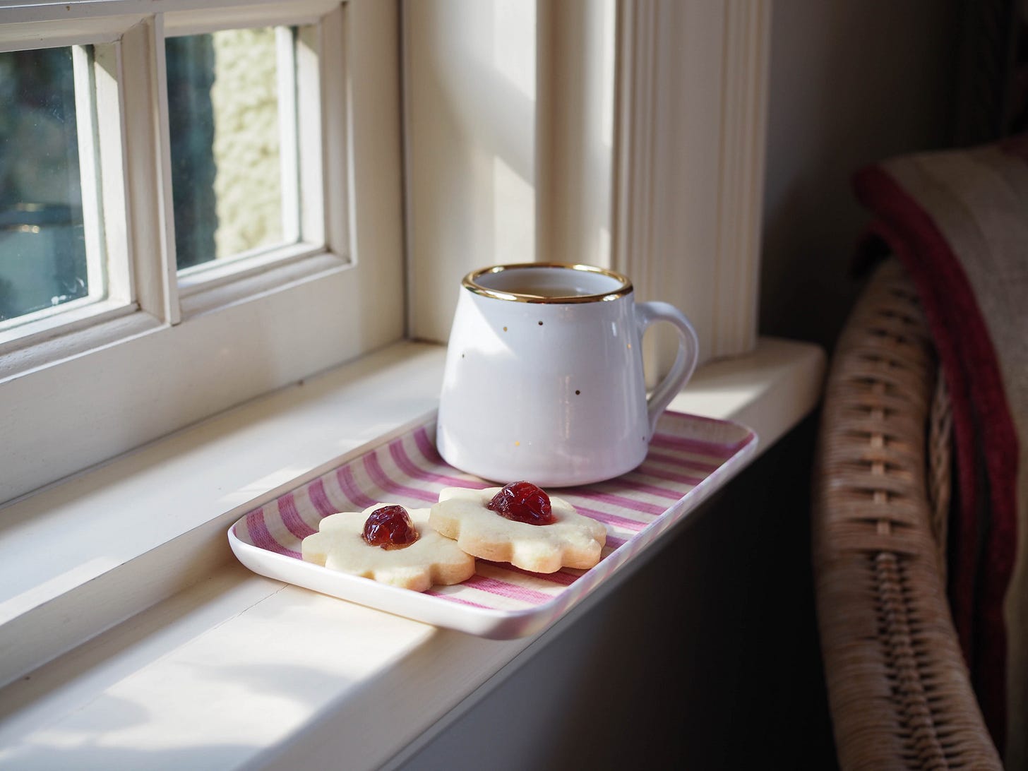 Grandma's Shortbread and a cup of tea