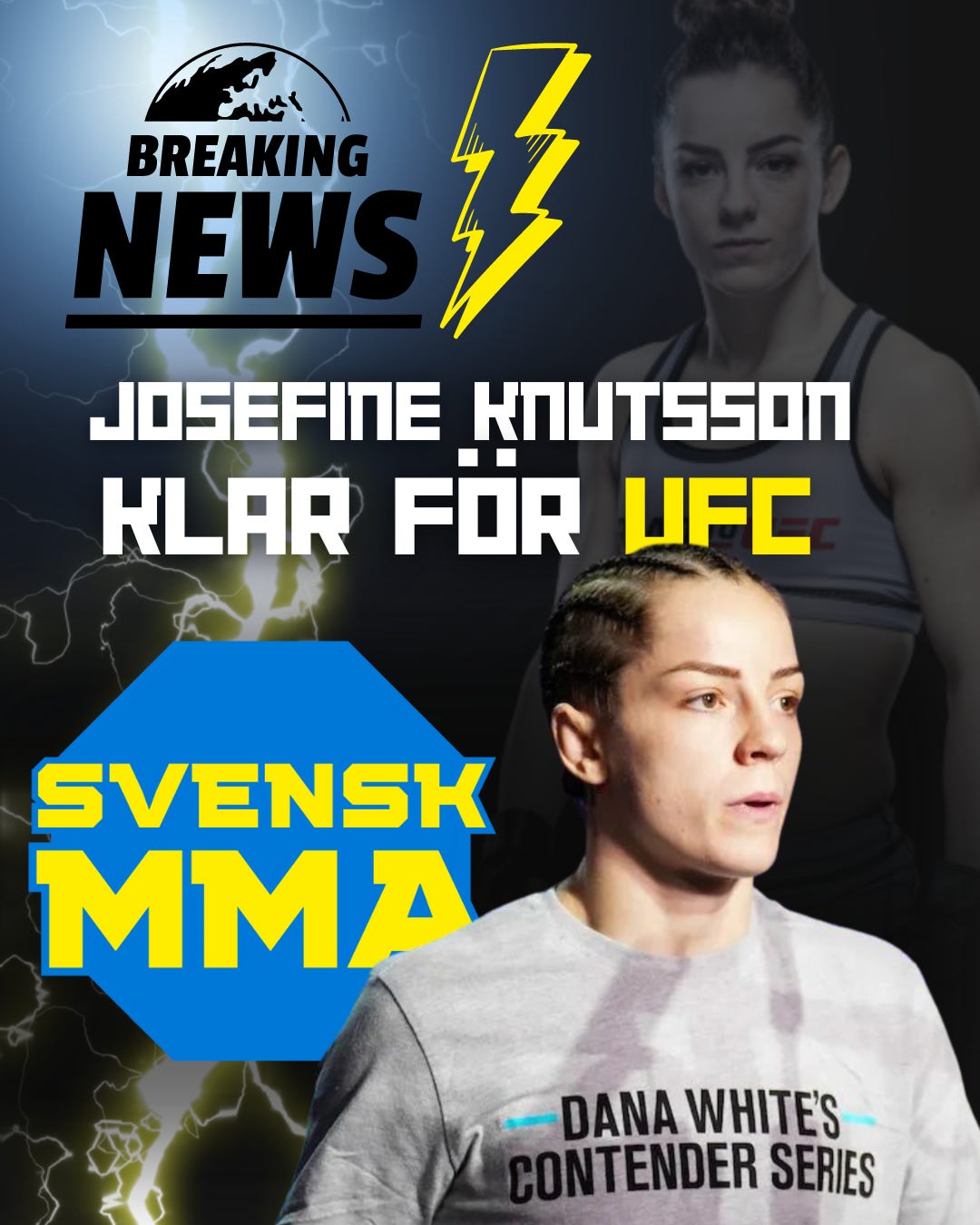 Josefine Knutsson UFC Svensk MMA