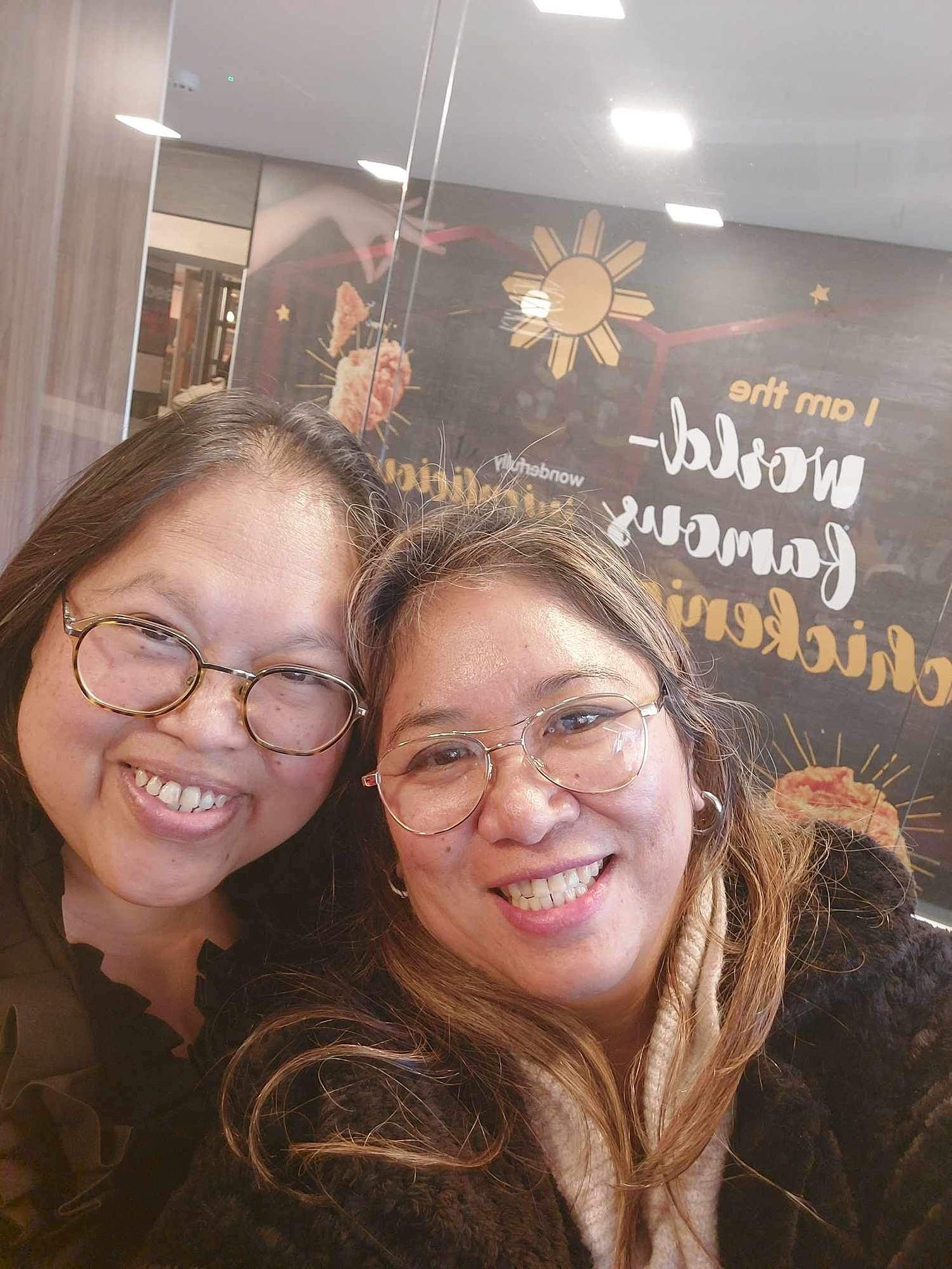 One of my anam caras, Luch. This is us seeing each other again after more than a decade and the friendship feels just like how it was when we were teenagers. 