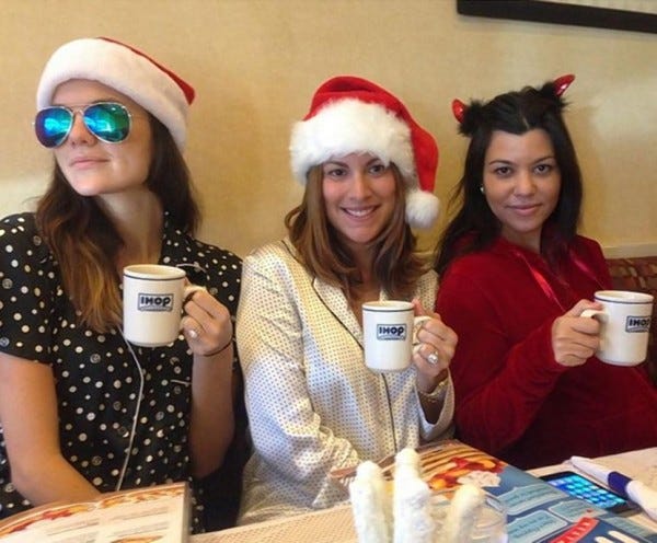 kourtney kardashian white trash baby shower at ihop images