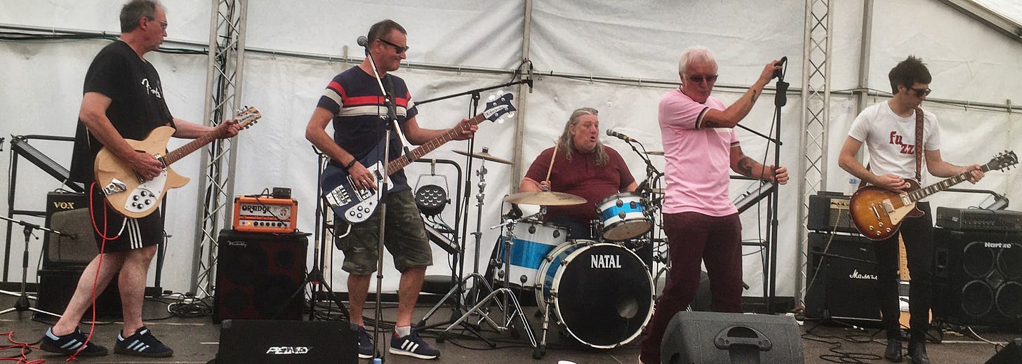 Mad Mods and Englishmen at the Olney, UK, food festival