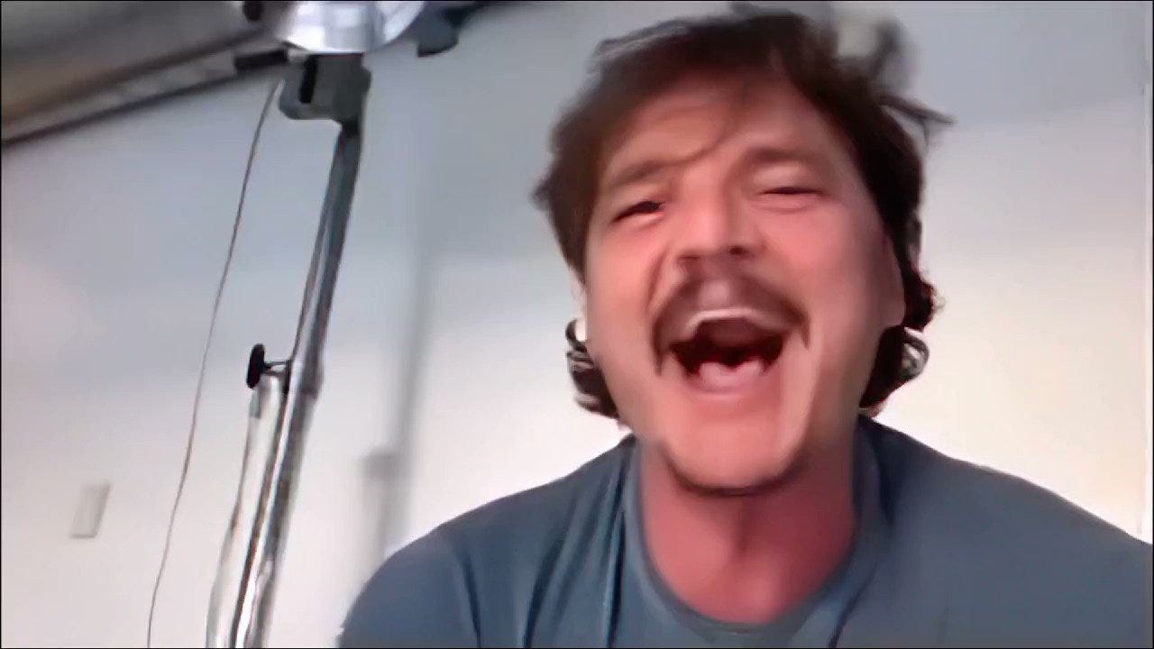 Pedro Pascal Laughing Then Crying Know Your Meme, 44% OFF