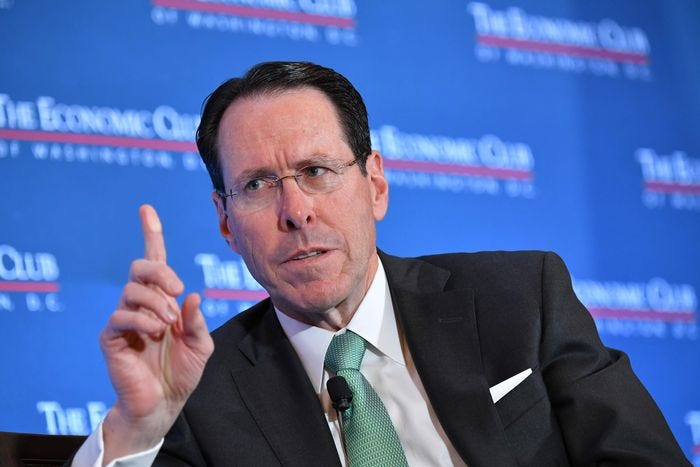 AT&T CEO Defends His Strategy, Likely Successor After Activist Attack - WSJ