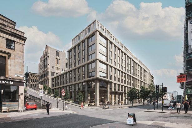 Vita Group's plans for the former O2 ABC site on Sauchiehall Street include student beds and a public foodhall.