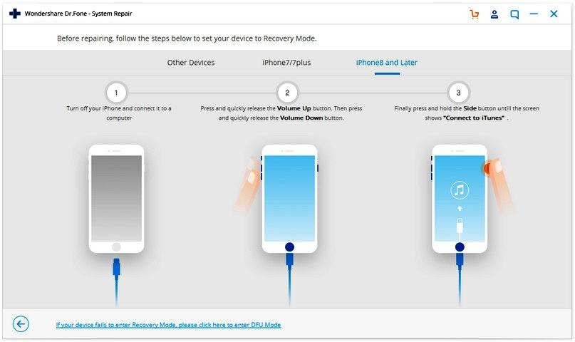 Final step to repair apple iphone issues