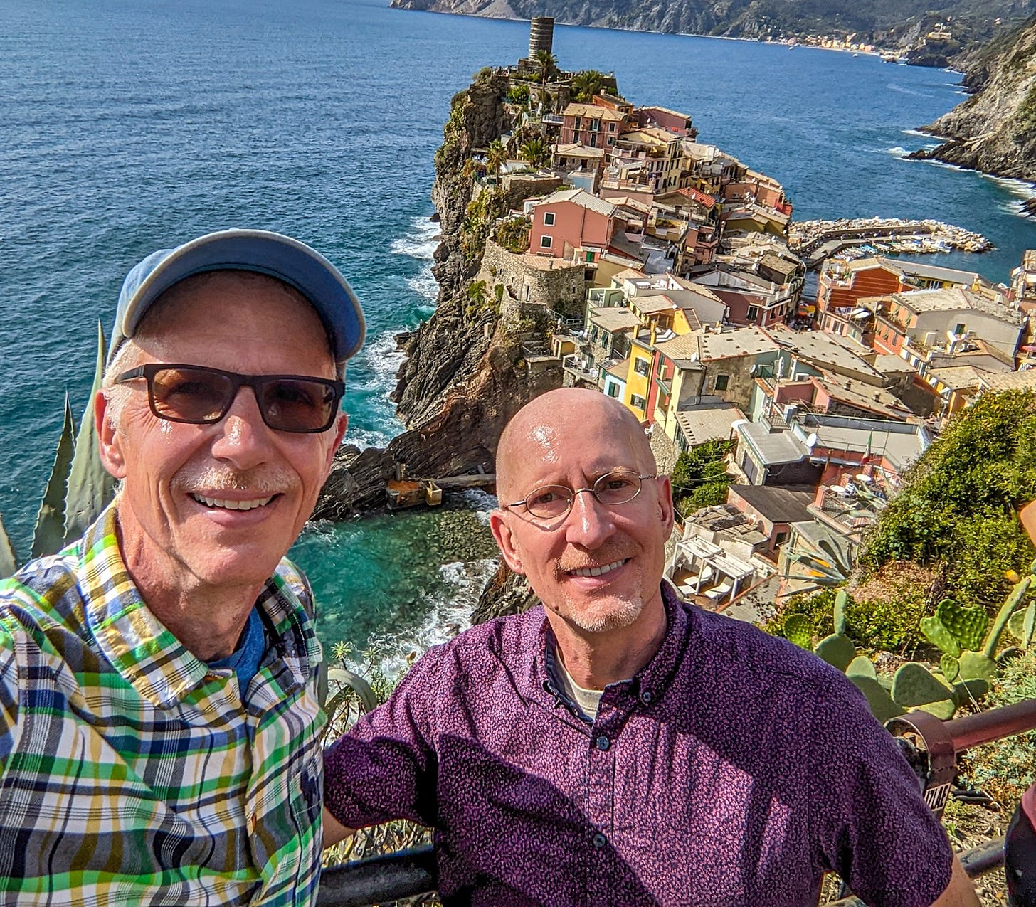 Above Vernazza in Italy’s Cinque Terre