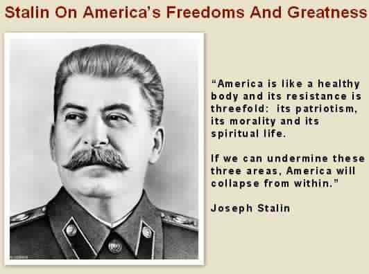 Stalin on America