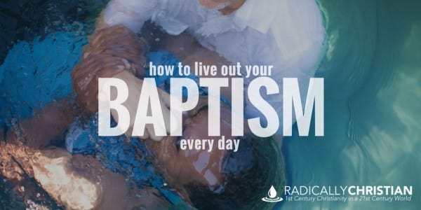 live out baptism