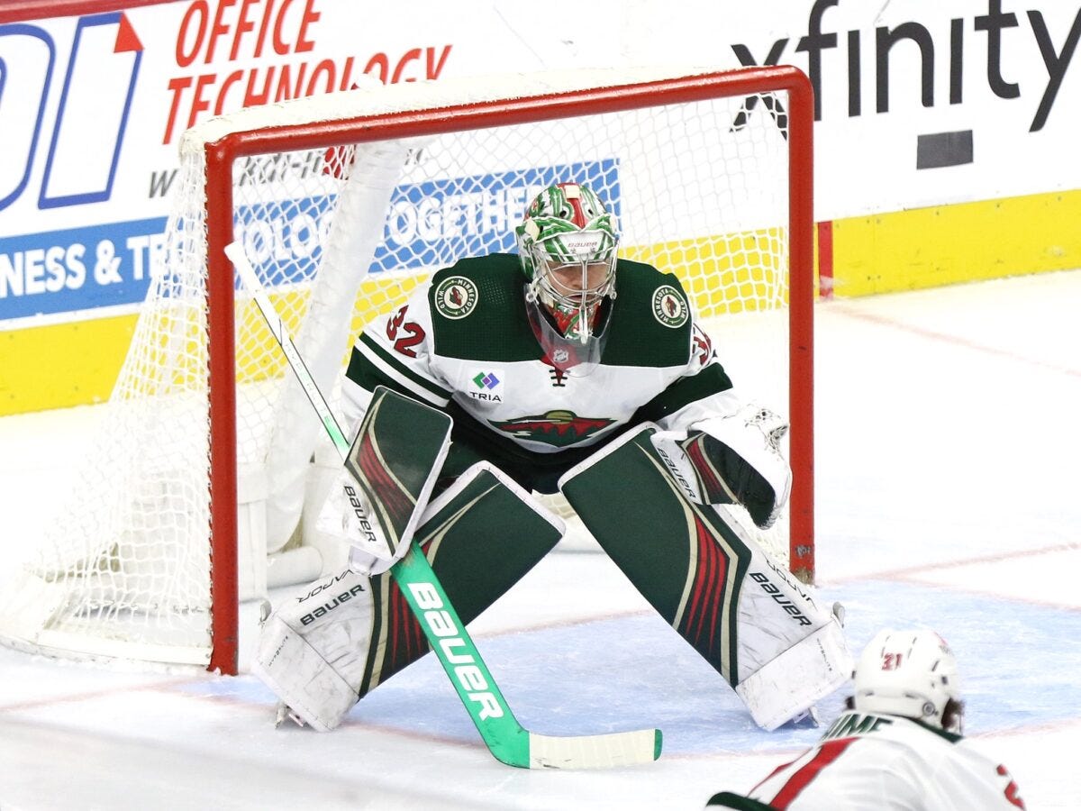 Filip Gustavsson Minnesota Wild