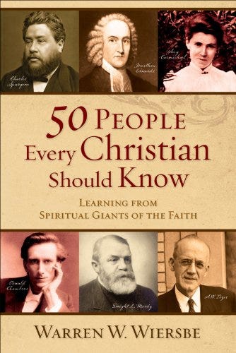 50 People Every Christian Should Know: Learning from Spiritual Giants of the Faith by [Warren W. Wiersbe]