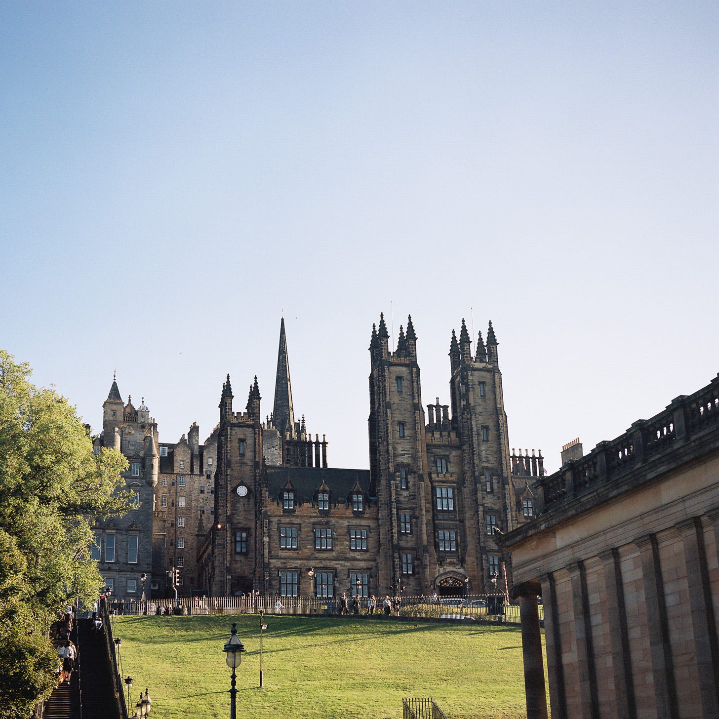 Photo from the walk toward the Royal Mile