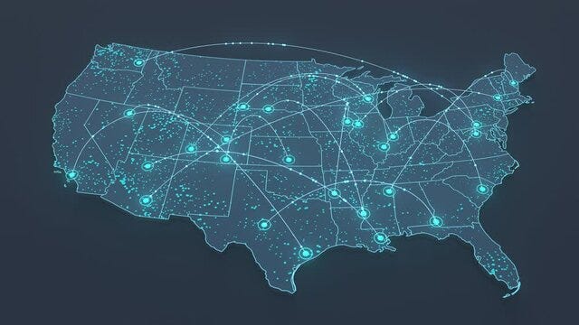 Usa Connection Map Images – Browse 16,824 Stock Photos, Vectors, and Video  | Adobe Stock
