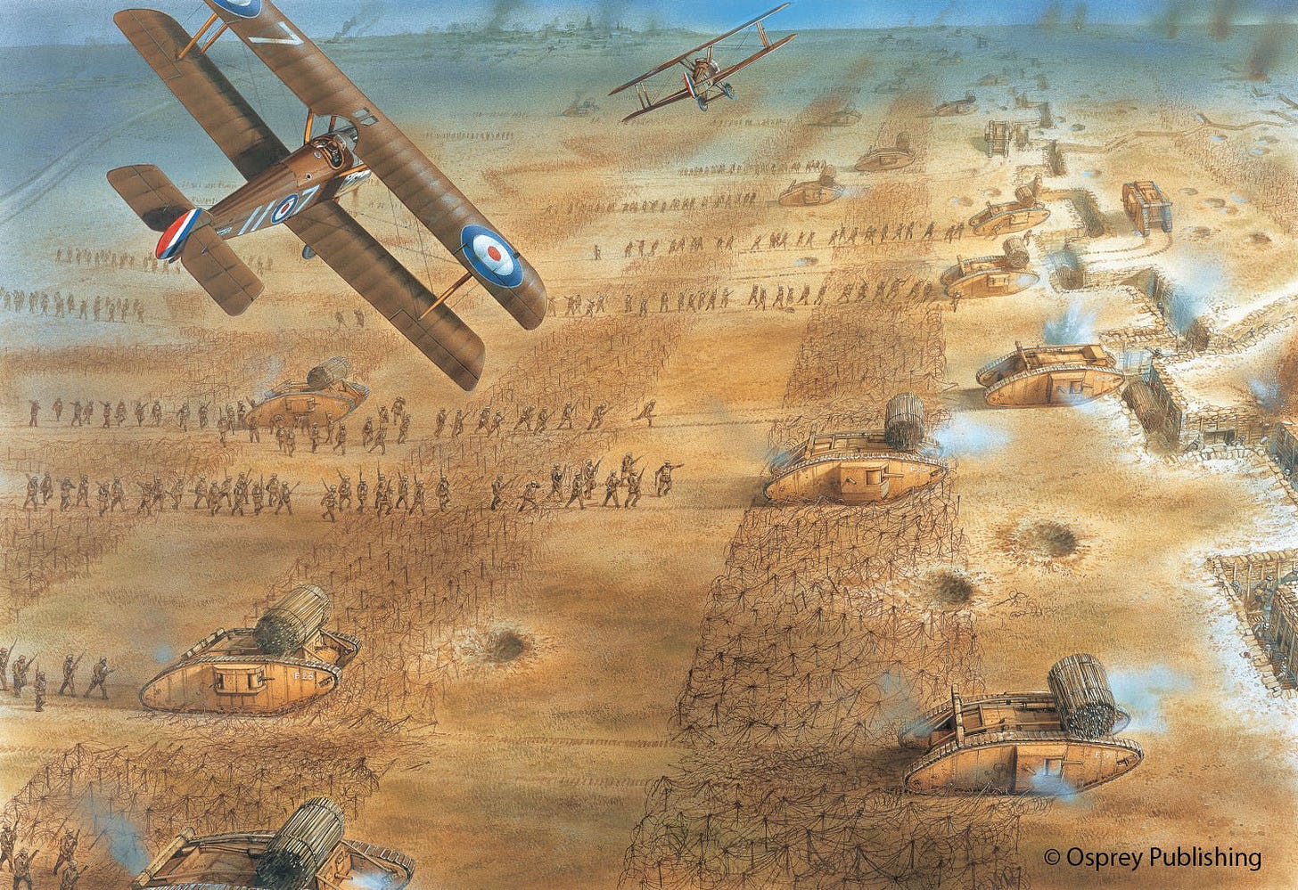 Illustration of the Battle of Cambrai