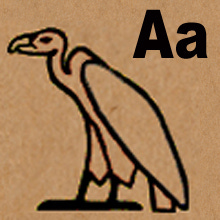 KidsAncientEgypt.com: THE LETTER "A" in Hieroglyphics