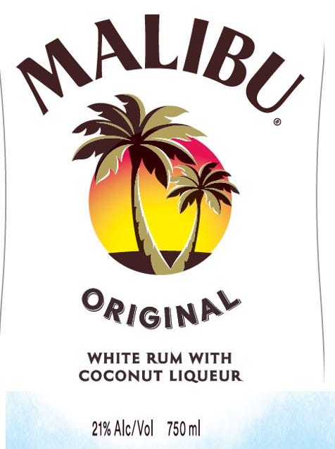   Malibu Original label