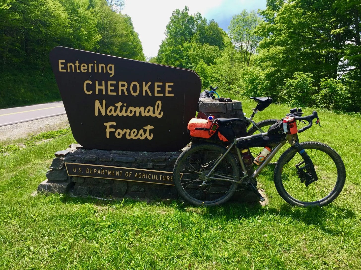 De la Cherokee à la Nantahala forest De la Cherokee à la Nantahala forest