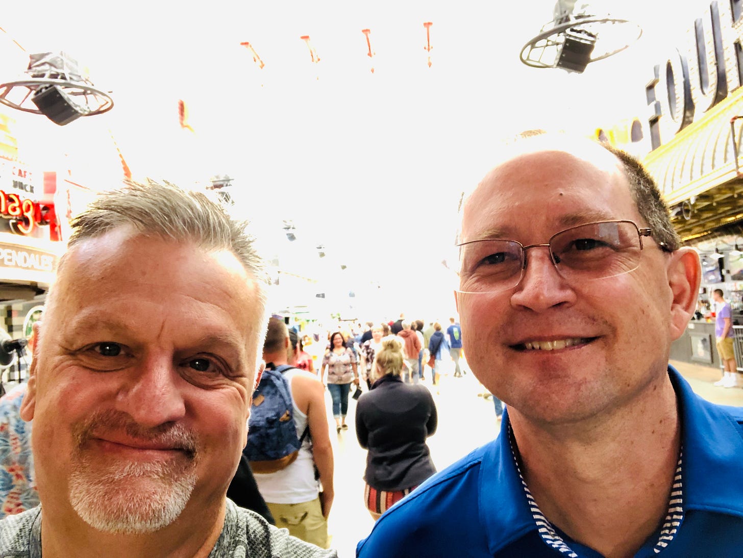 Two men taking a selfie

AI-generated content may be incorrect.