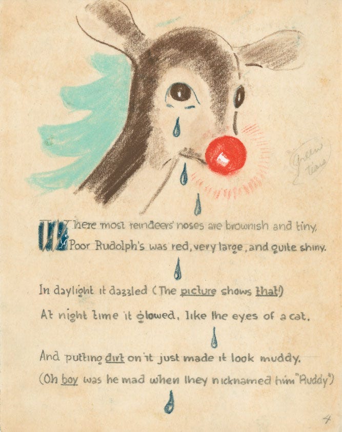 Writing 'Rudolph': The Original Red-Nosed Manuscript : NPR