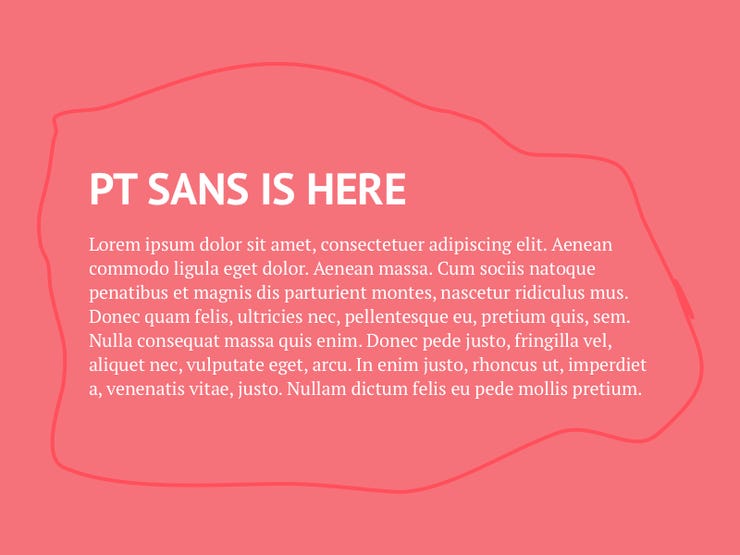 PT Sans and PT Serif