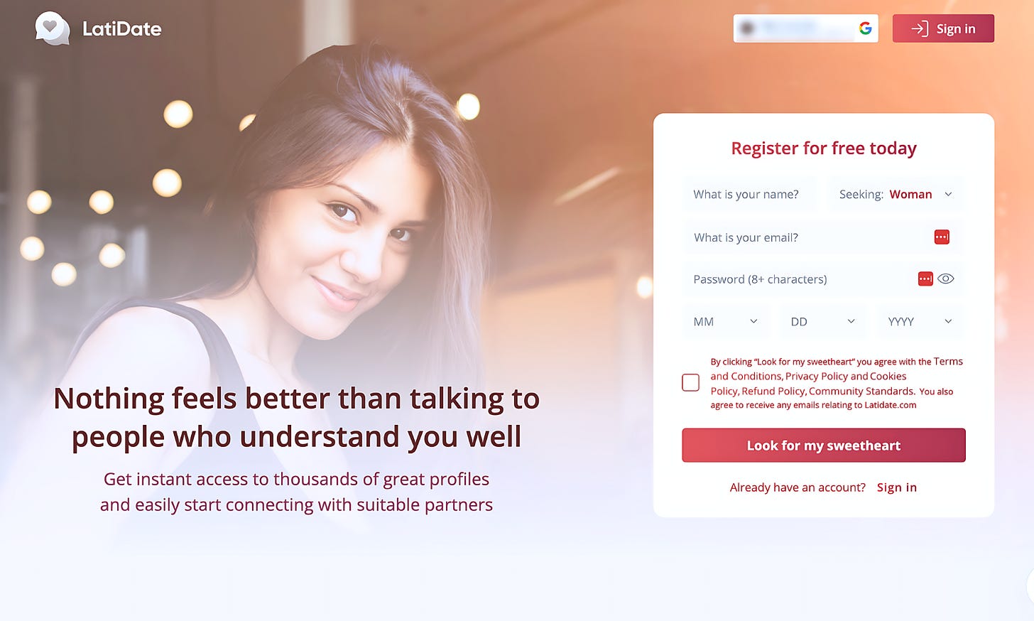 LatiDate Dating Site Review