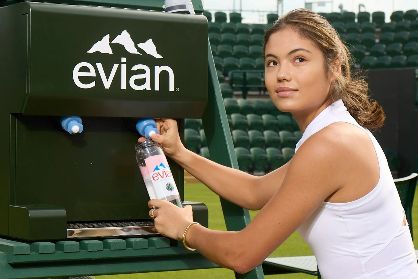 Evian to charge Wimbledon fans £5 for water refills at this year's  tournament with revolutionary QR code scheme | The Sun