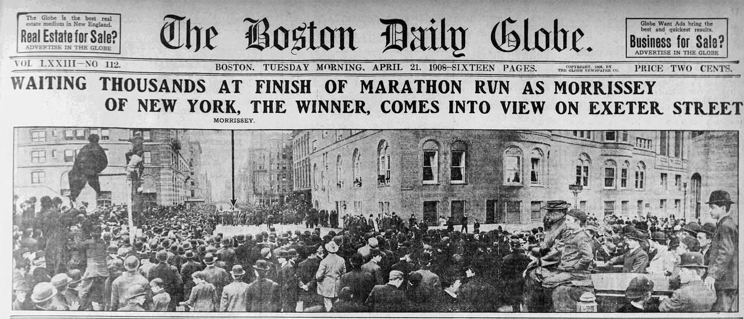 1908 Boston Globe