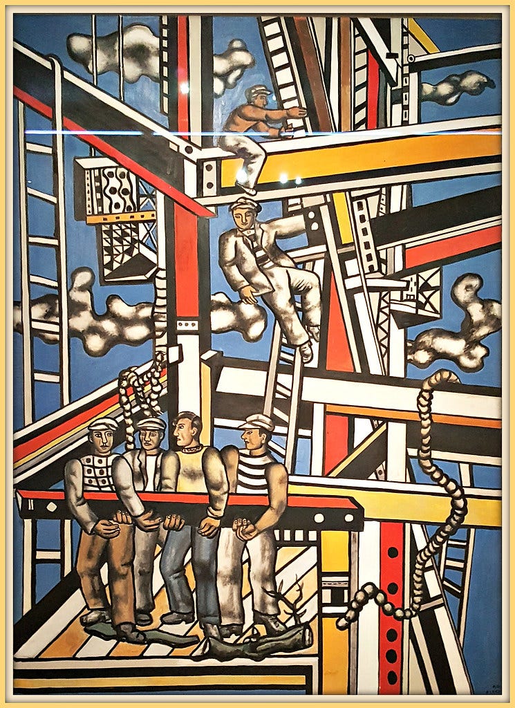 "Les constructeurs" Etat définitif 1950 Fernand Léger, Exposition ...