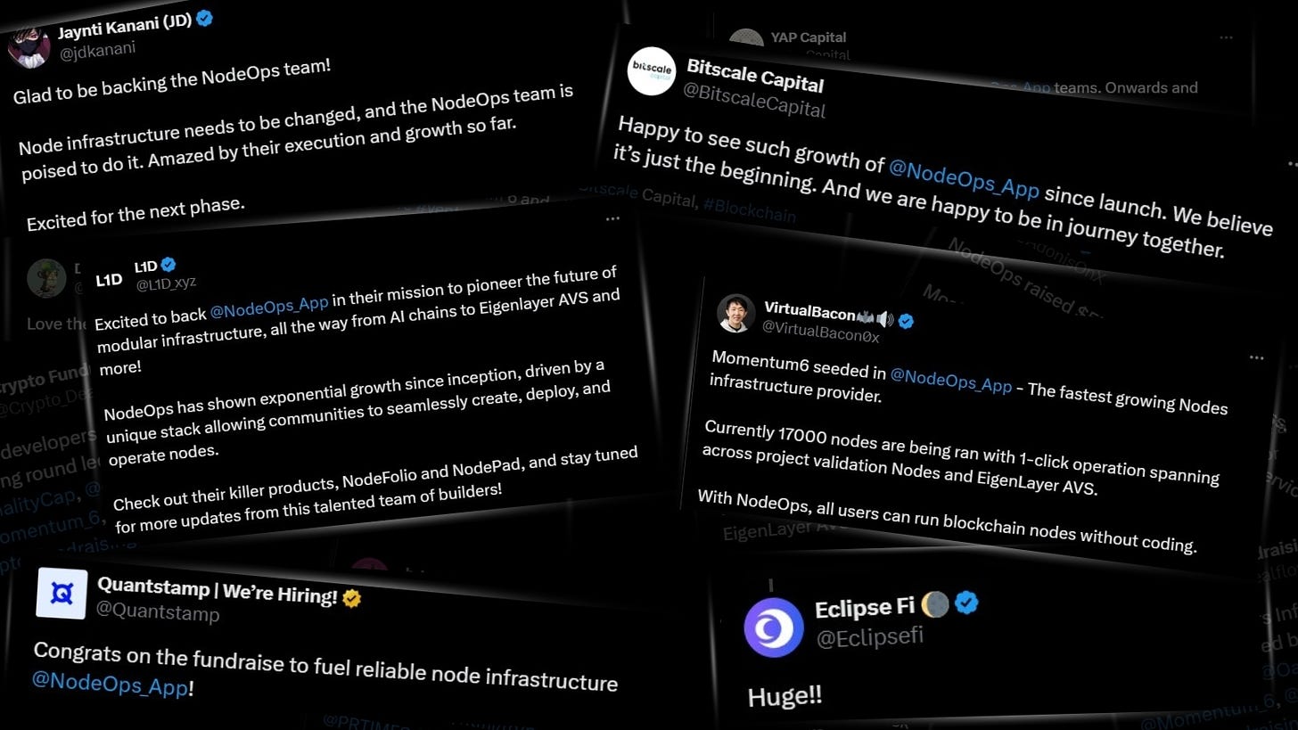 Twitter Attention on NodeOps 