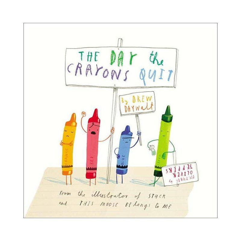 The Day the Crayons Quit (Hardcover) by Drew Daywalt and Oliver Jeffers, 1 of 3
