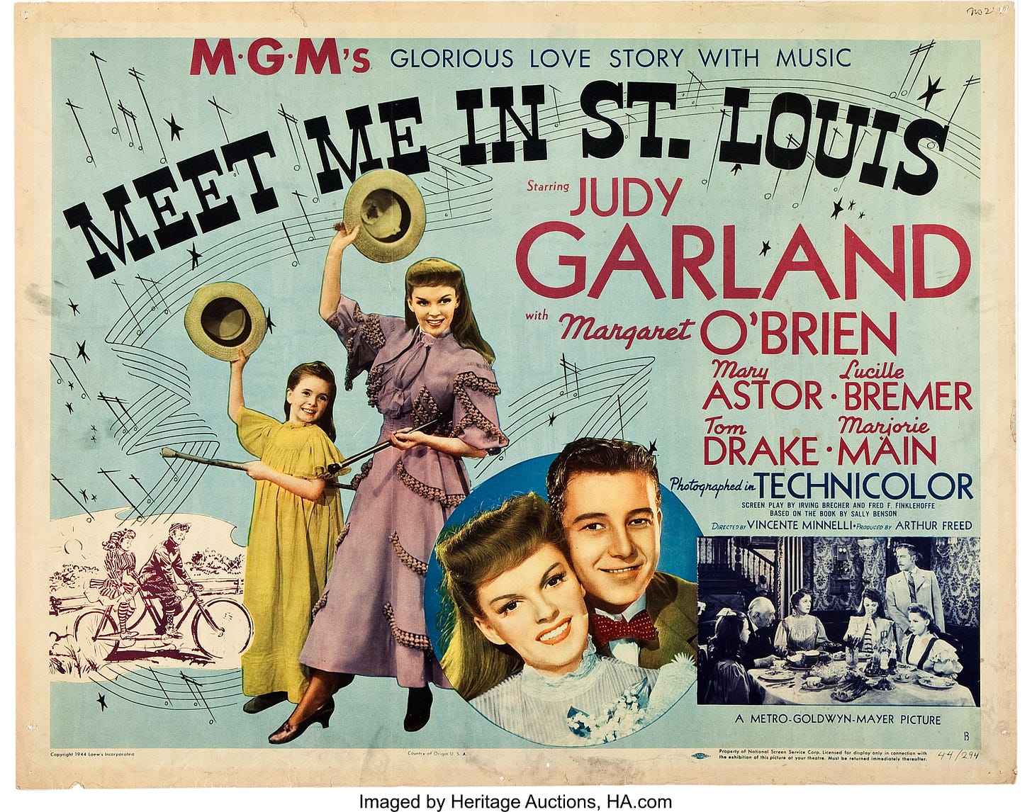 Meet Me in St. Louis (MGM, 1944). Half Sheet (22" X 28") Style B.. | Lot  #83855 | Heritage Auctions