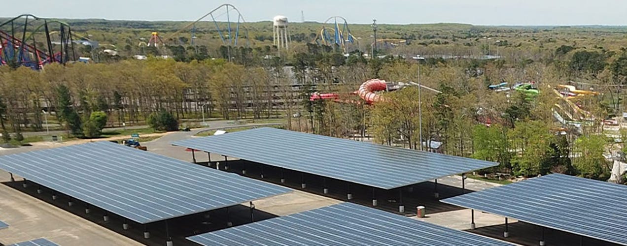 Six Flags solar project
