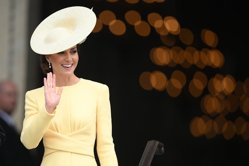 Kate Middleton's Sun Hat Bennett Saffron Hat With Black, 41% OFF