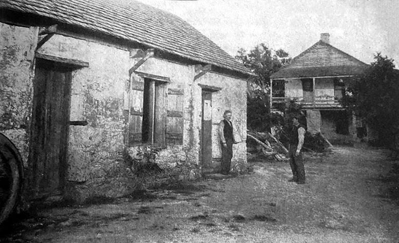 The Fort Dallas Barracks, aka slave plantation house, and officer’s quarters in 1888 while owned by the Biscayne Bay Company.