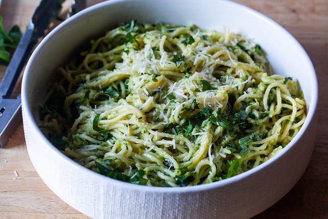 zucchini butter spaghetti