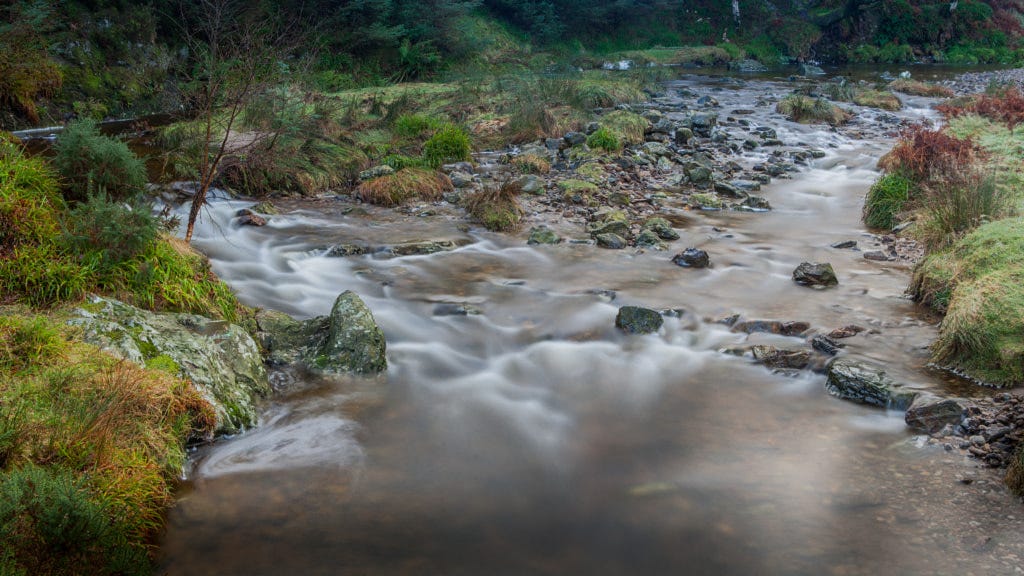 A Slow Shutter Stream Near Powerscourt Waterfall by Milo Denison on 500px.com