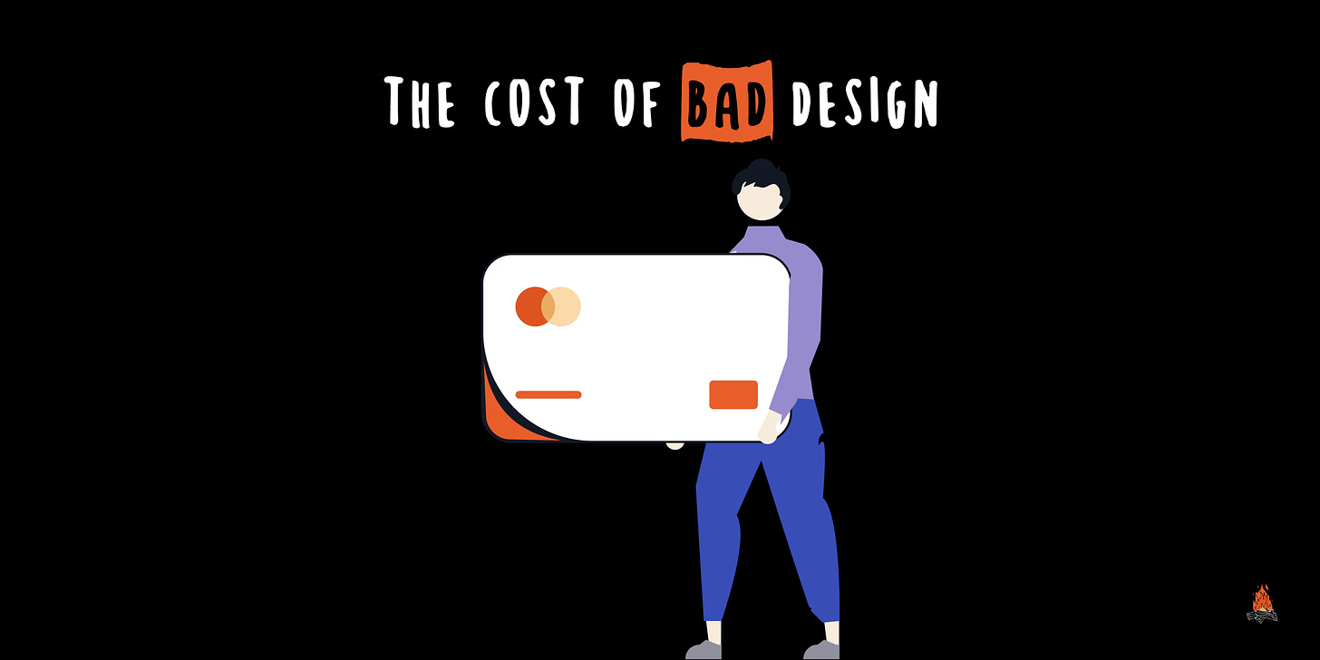 The cost of bad design