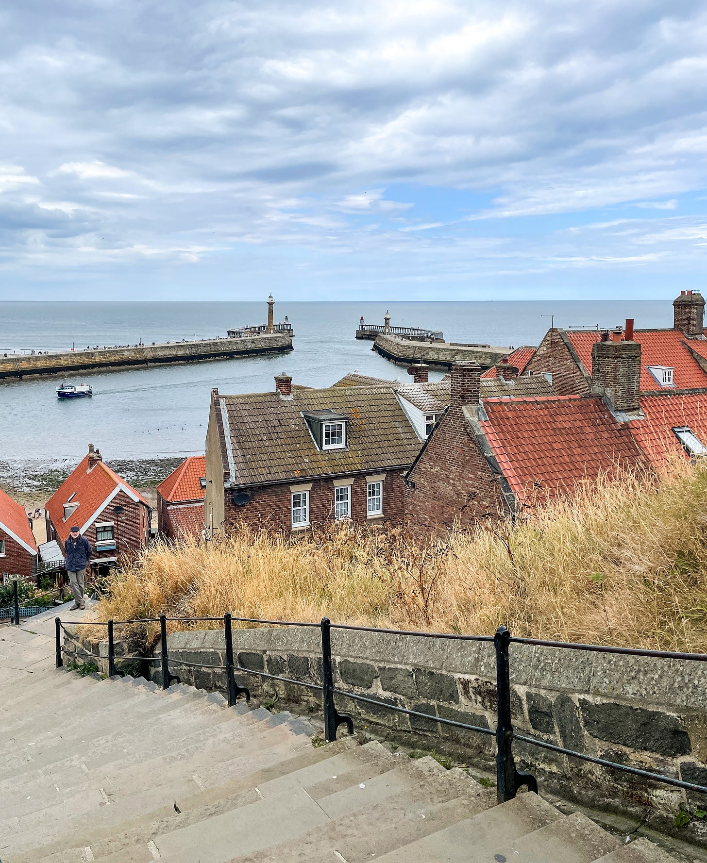 The 199 steps, Whitby, England