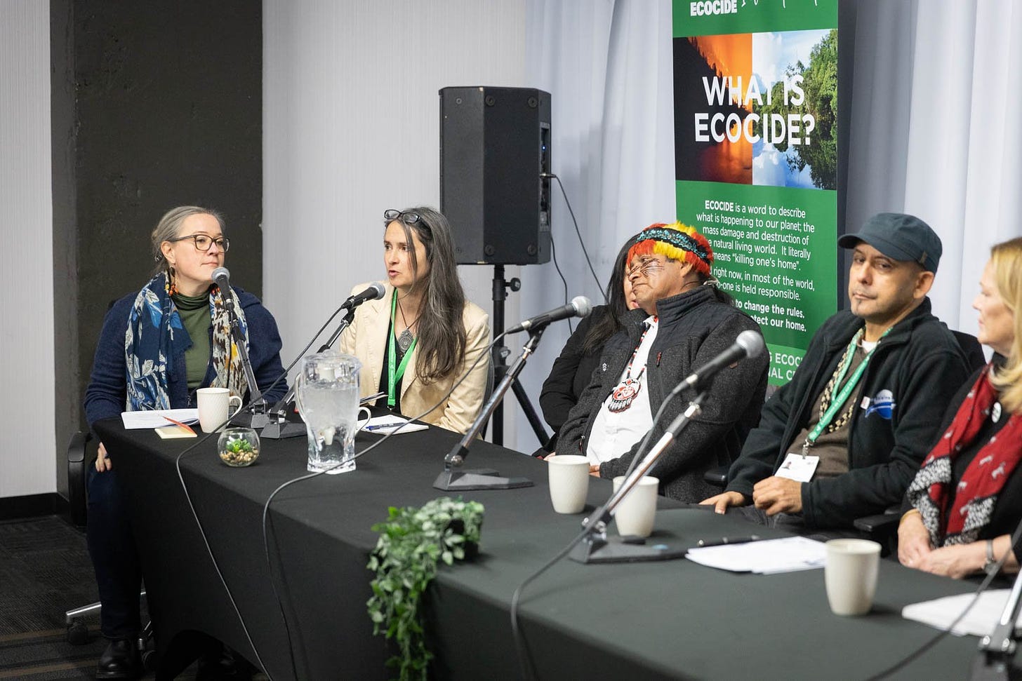 Jojo speaking at the COP15 Biodiversity Summit