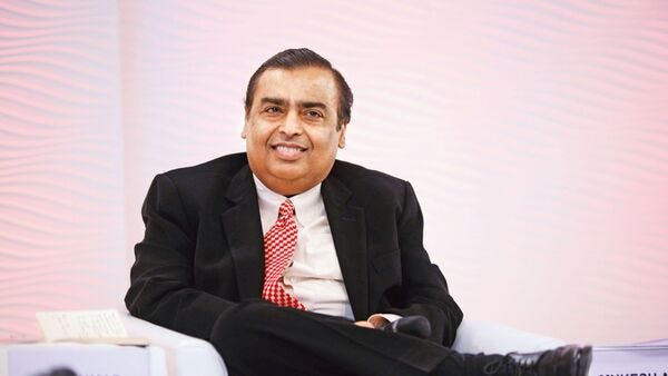 Mukesh Ambani, chairman and managing director, Reliance Industries Ltd.
