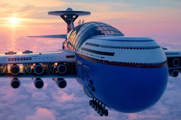 Sky Cruise: o hotel voador movido a energia nuclear