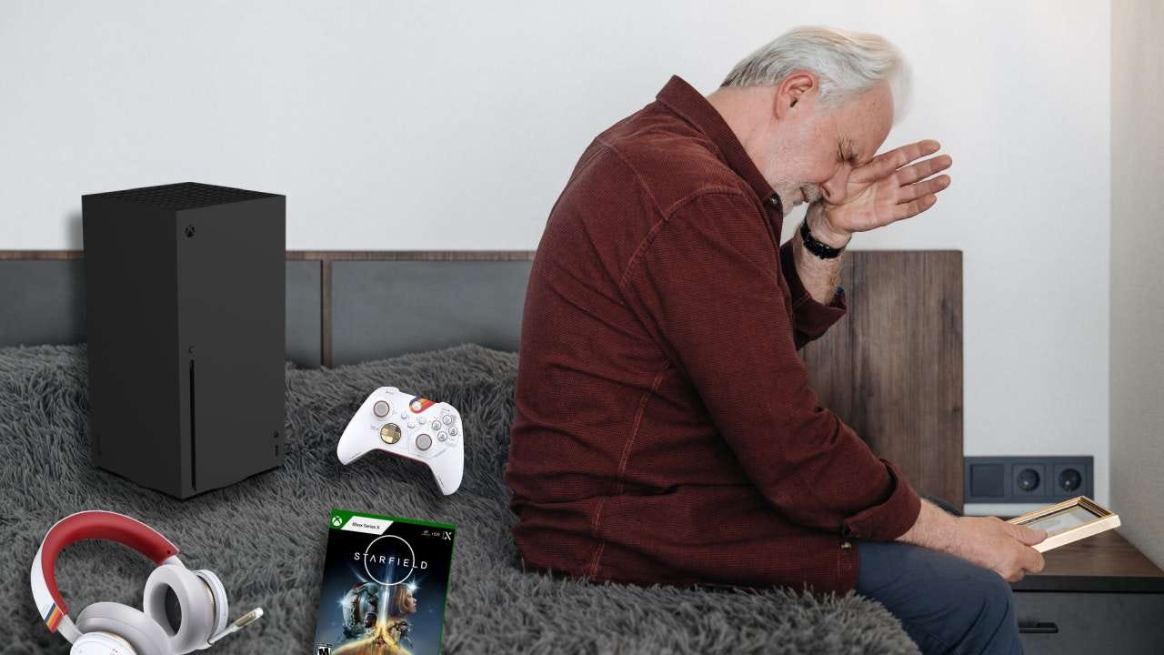 Old man crying over Starfield Xbox exclusivity