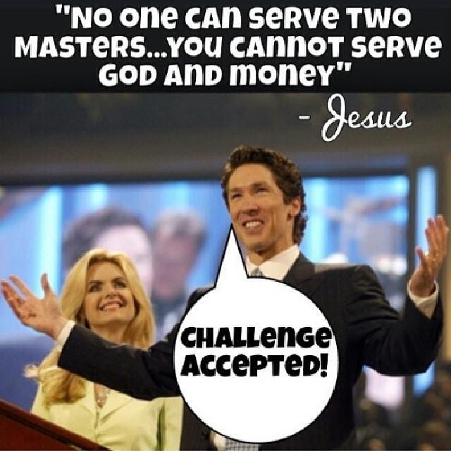 Joel Osteen challenge accepted meme – Dust Off The Bible