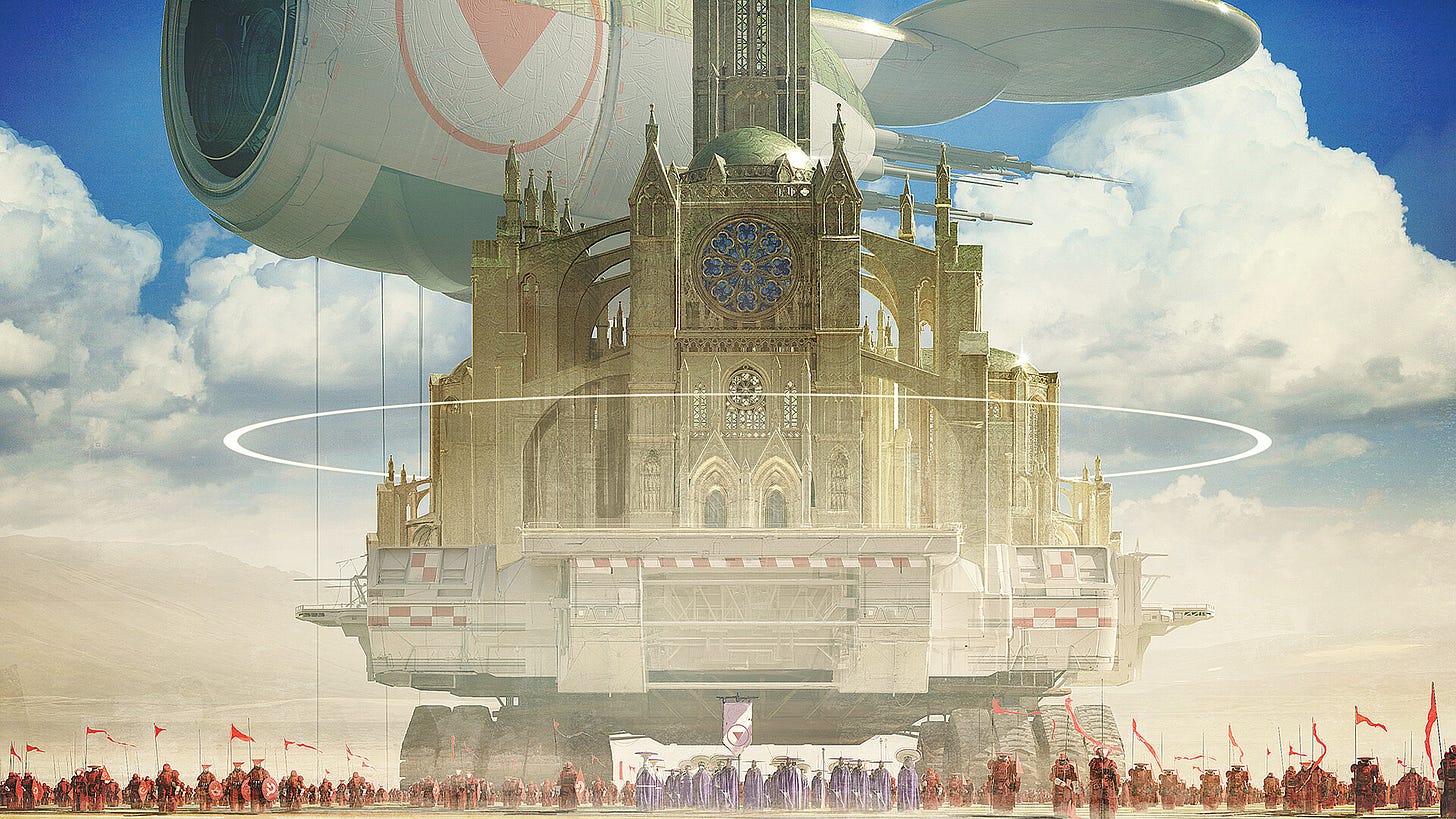 ArtStation - Grand Space Opera: Light Age / The cathedral