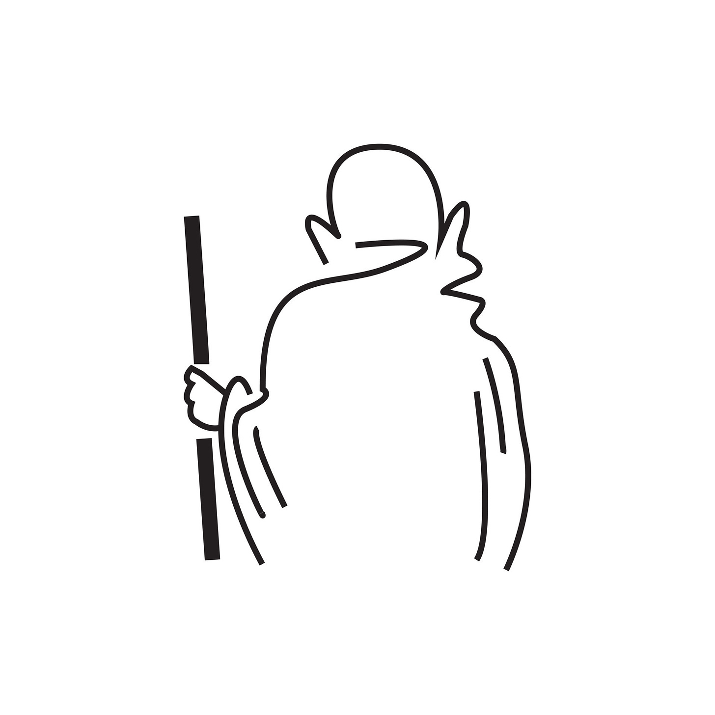 simple line drawing of mahatma gandhi 18860531 Vector Art at Vecteezy