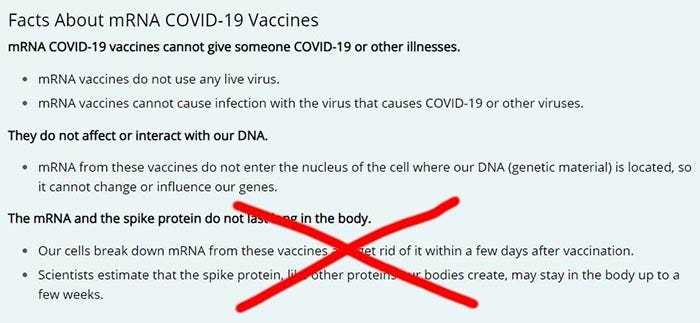 mrna covid-19 vaccine facts