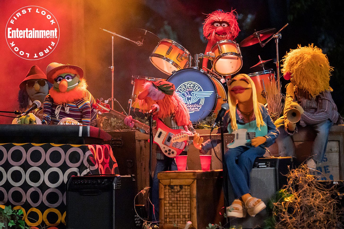 Dr. Teeth and the Electric Mayhem jam out