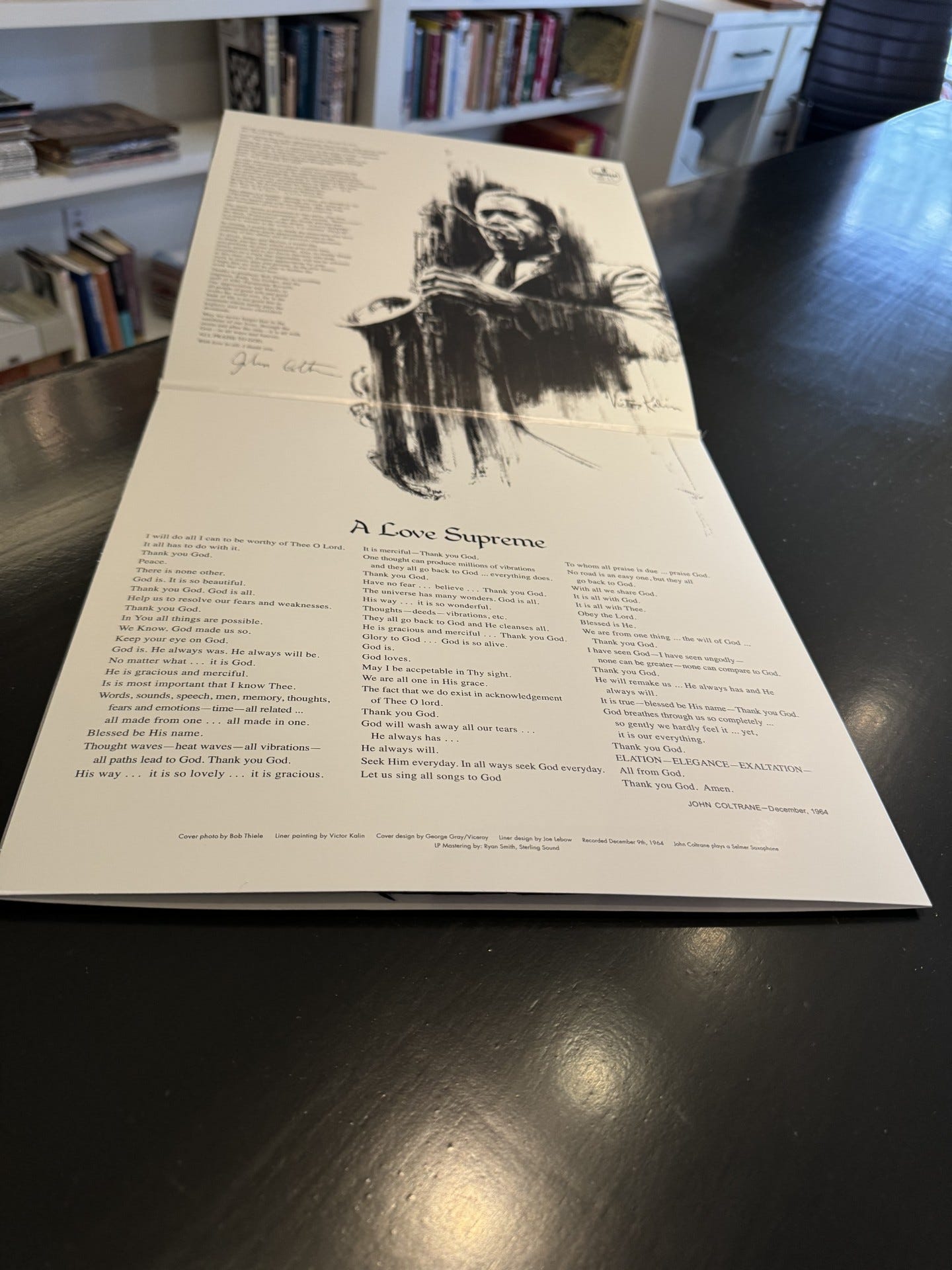 Liner note to A Love Supreme