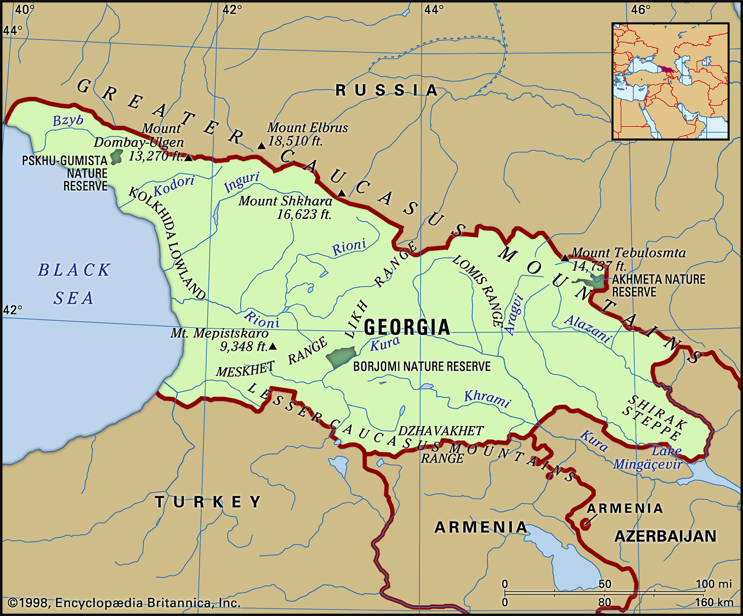Georgia | Map, People, Language, Religion, Culture, & History | Britannica