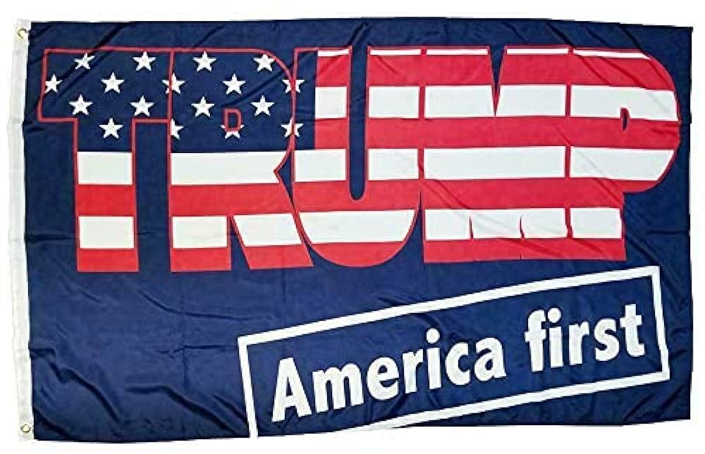 Trump America First 3x5 Flag TRUMP 2024 MAGA KAG GROMMETS